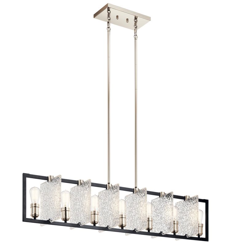 Forge Black 7 Lt Chandelier (DISPLAY ONLY) Forge Black 7 Lt Chandelier (DISPLAY ONLY) "ALL SALES FINAL"