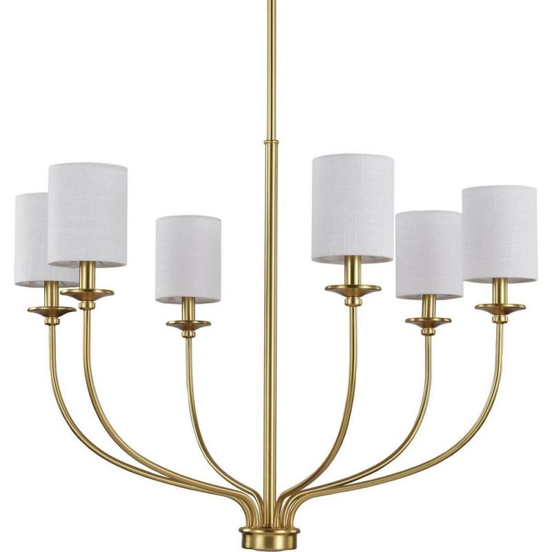 Bonita Satin Brass 6 Lt Foyer (DISPLAY ONLY) Bonita Satin Brass 6 Lt Foyer (DISPLAY ONLY) "ALL SALES FINAL"