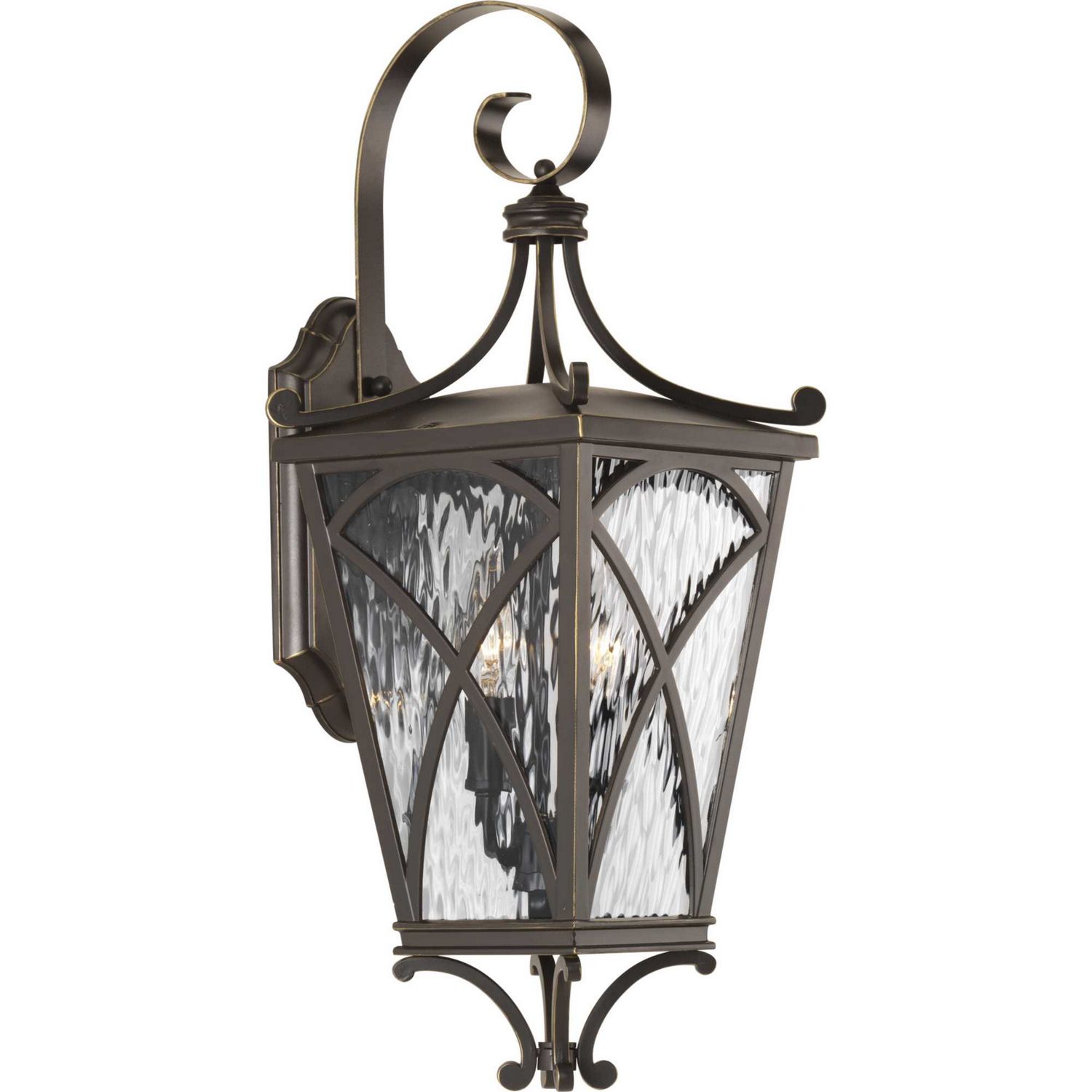 Cadence Oil Rub Bronze 2 Lt Exterior Medium Wall Lantern (DISPLAY ONLY) "ALL SALES FINAL"