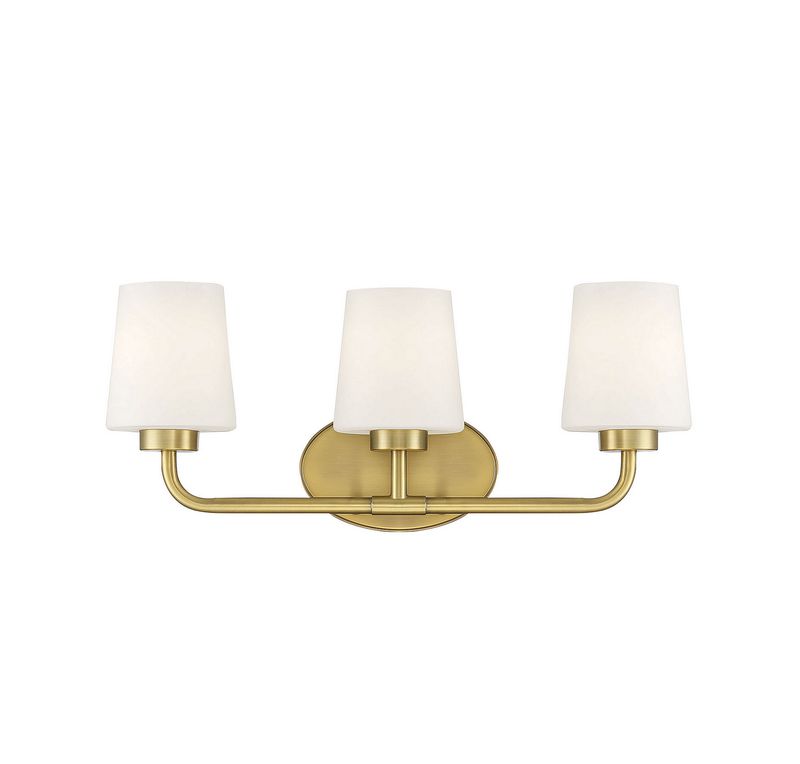 Capra Warm Brass 3 Lt Vanity (DISPLAY ONLY) Capra Warm Brass 3 Lt Vanity (DISPLAY ONLY) "ALL SALES FINAL"