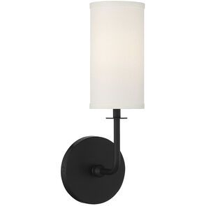 Powell Matte Black 1 Lt Sconce (DISPLAY ONLY) "ALL SALES FINAL"