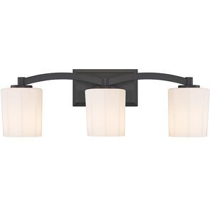 Whitney Matte Black 3 Lt Vanity (DISPLAY ONLY) Whitney Matte Black 3 Lt Vanity (DISPLAY ONLY) "ALL SALES FINAL"