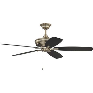 56 56" Sloan Satin Brass Ceiling Fan w/Blades (DISPLAY ONLY)