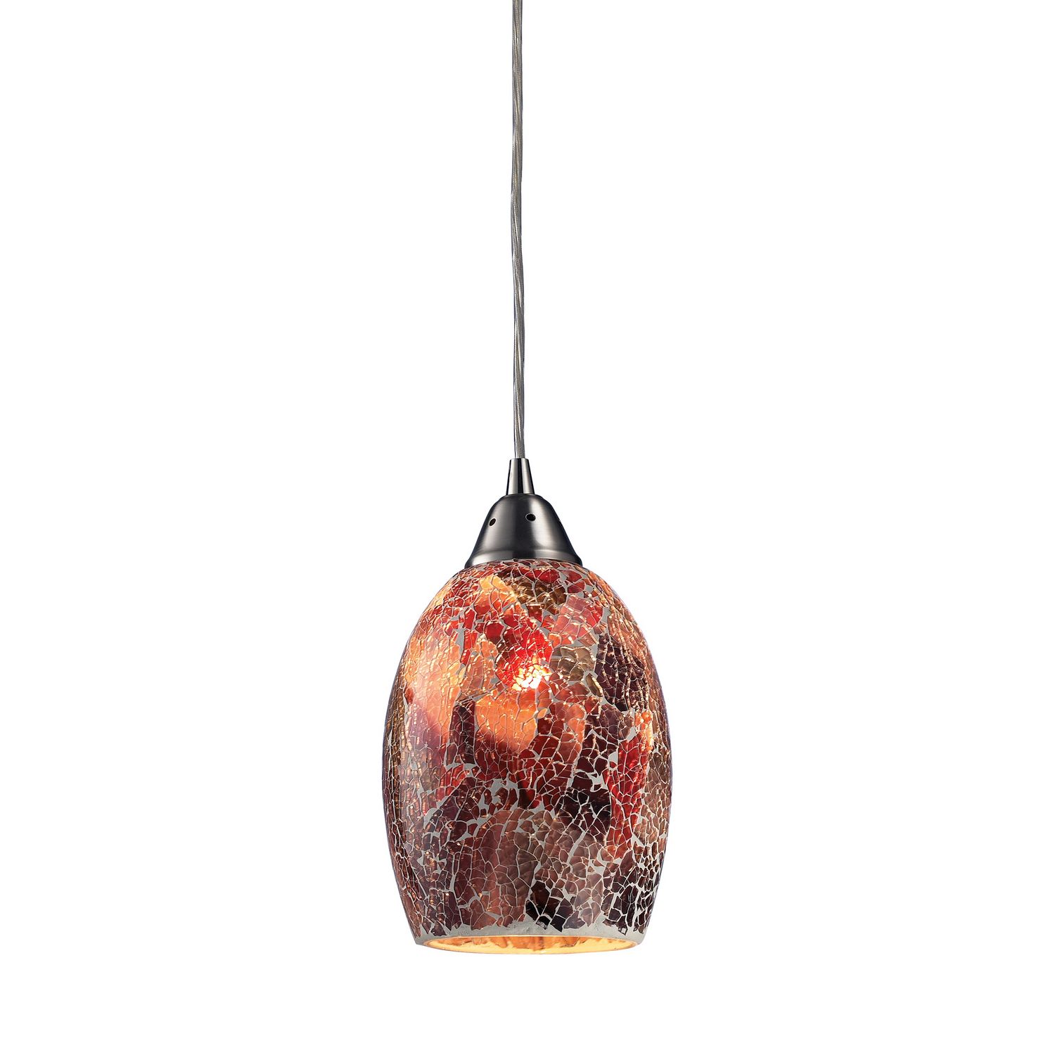 Avalon Satin Nickel 1 Lt Pendant  (DISPLAY ONLY)