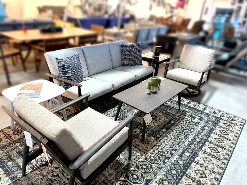 Agusta Complete Patio Set (COMPLETE SET SEE SKU LIST FOR SET)  (DISPLAY ONLY) "ALL SALES FINAL"