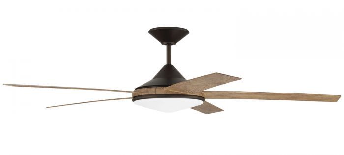 Delaney Espresso 60" Ceiling Fan W/Blades & LED Light Kit