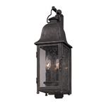 Larchmont Aged Pewter 3 Lt Exterior Lantern (DISPLAY ONLY) "ALL SALES FINAL"