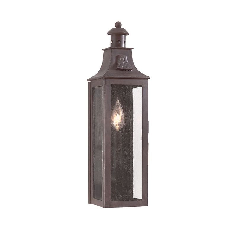 Newton Old Bronze 1 Lt Exterior Lantern (DISPLAY ONLY) "ALL SALES FINAL"