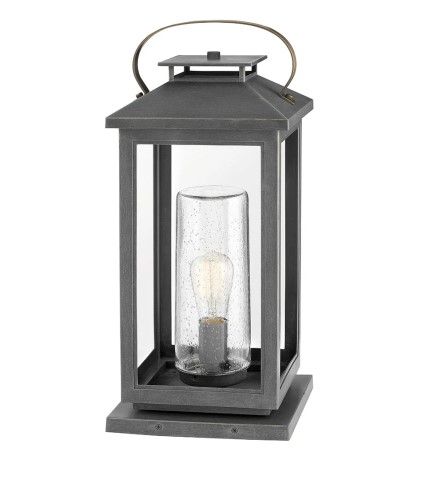 Atwater Ash Bronze Medium Exterior 1 Lt Pier Mount (DISPLAY ONLY) "ALL SALES FINAL"