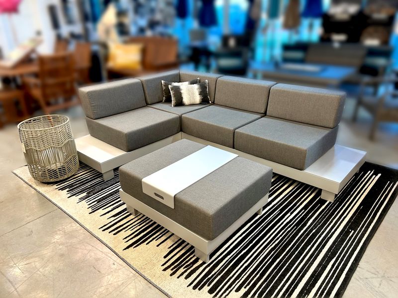 Homecrest Titan Urban Sectional w/Ottoman Complete Set (COMPLETE SET SEE SKU LIST FOR SET) "ALL SALES FINAL"