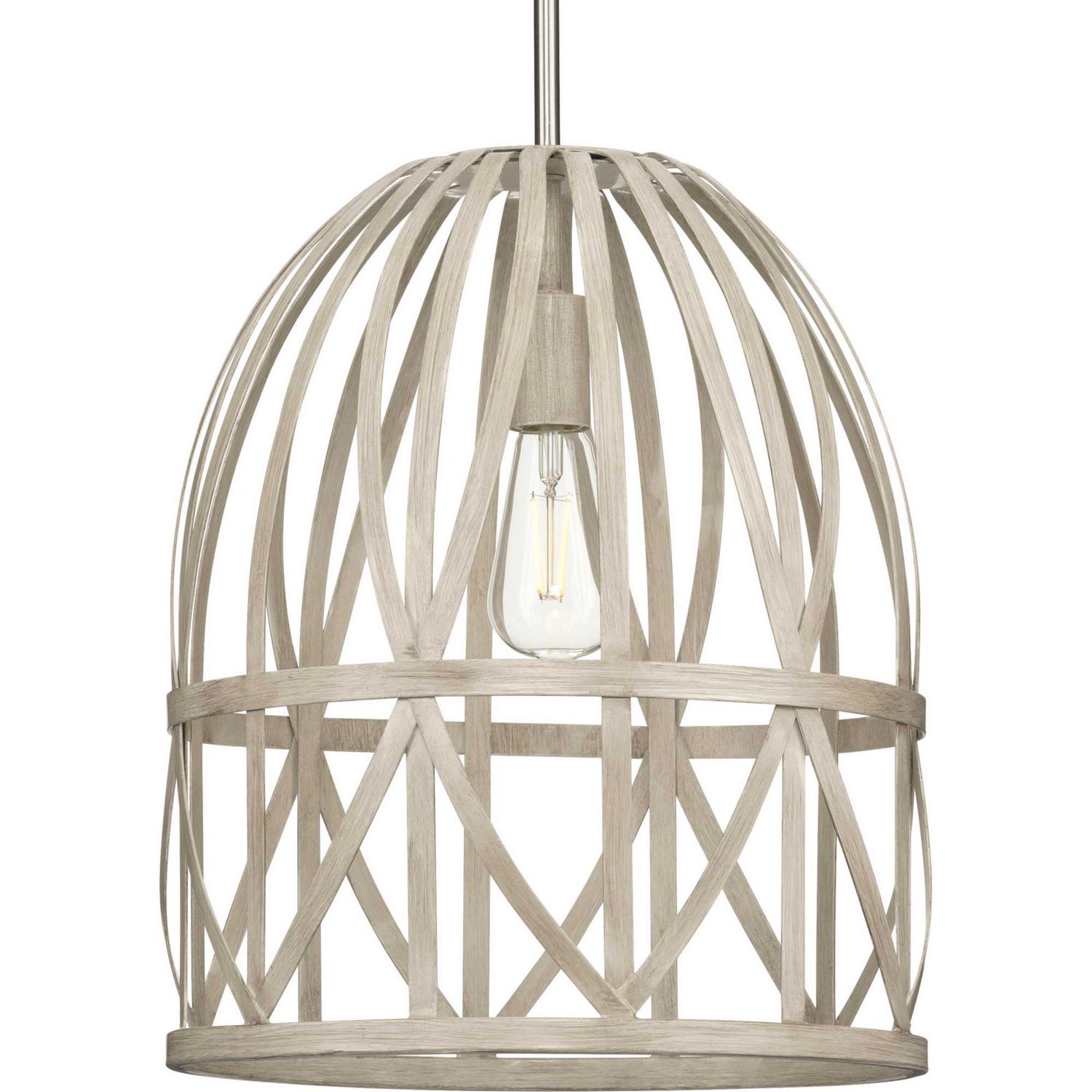 Chastain Bleached Oak 1 Lt Pendant (DISPLAY ONLY)