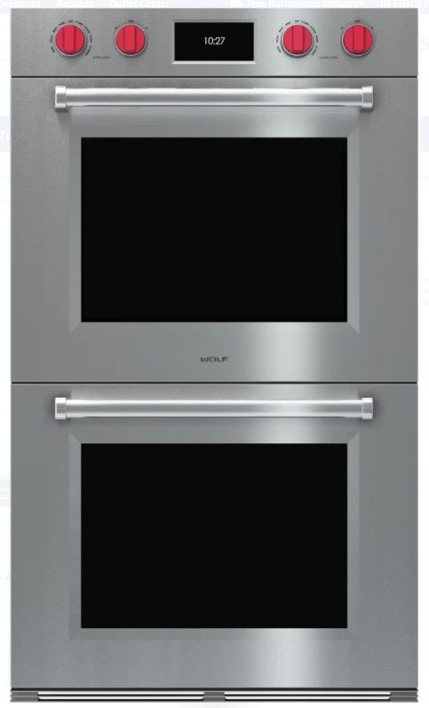 Wolf Stainless Steel 30" Double Smart Electric Wall Oven (DISPLAY ONLY)