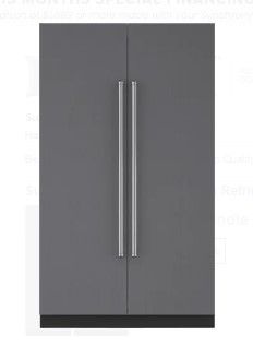 Sub Zero Stainless Handle to Handle Dual Installation Kit for Side by Side Column Refrigerator & Freezer Set (DISPLAY ONLY)