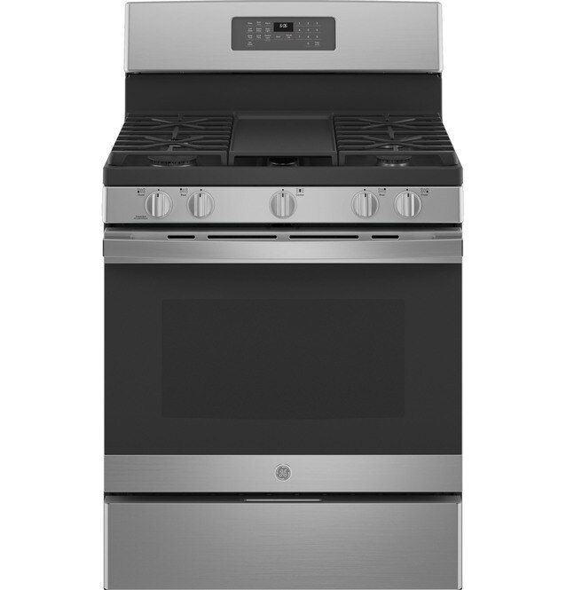 GE Stainless Steel 30" Freestanding Gas Range w/5 Sealed Burners (DISPLAY ONLY)