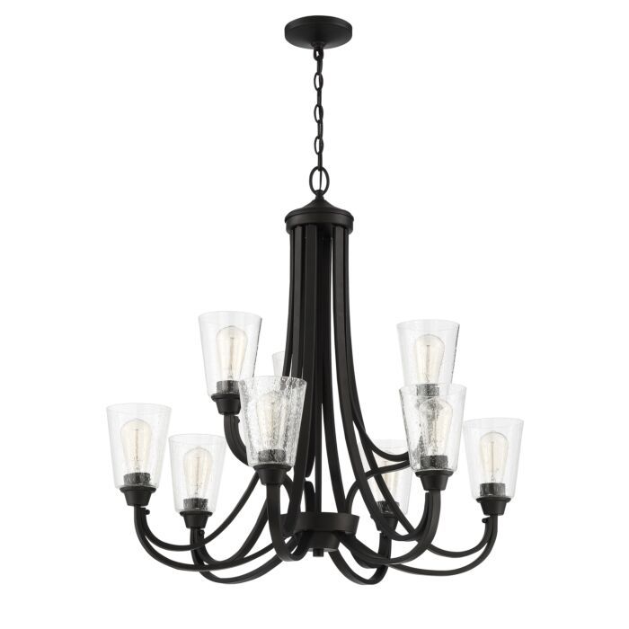 Grace Espresso 9 Lt Chandelier (DISPLAY ONLY)