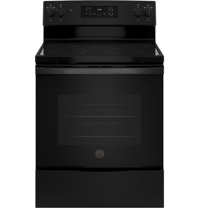 General Electric Black Electric Range General Electric Black Electric Range