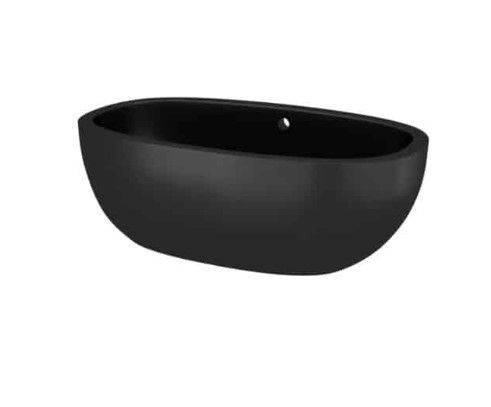 Native Stone Concrete Avalon Charcoal 62" Freestanding Tub (DISPLAY ONLY)