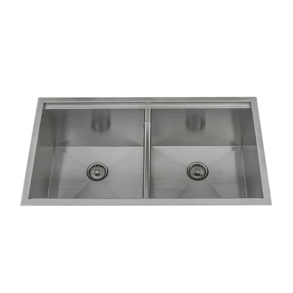 Perma Cln Lenova 16 Gauge Double Undermount Sink (DISPLAY ONLY)