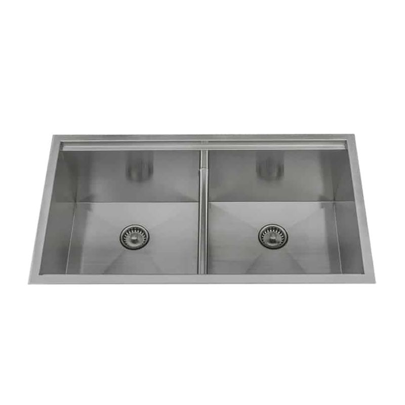 Perma Cln Lenova 16 Gauge Double Undermount Sink (DISPLAY ONLY) Perma Cln Lenova 16 Gauge Double Undermount Sink (DISPLAY ONLY)