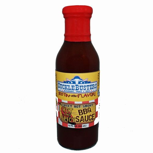 Sucklebusters 12 OZ Hot & Spicy BBQ Sauce Sucklebusters 12 OZ Hot & Spicy BBQ Sauce
