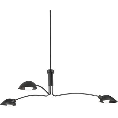 Leo Satin Black 3 Lt Pendant (DISPLAY ONLY) Leo Satin Black 3 Lt Pendant (DISPLAY ONLY)