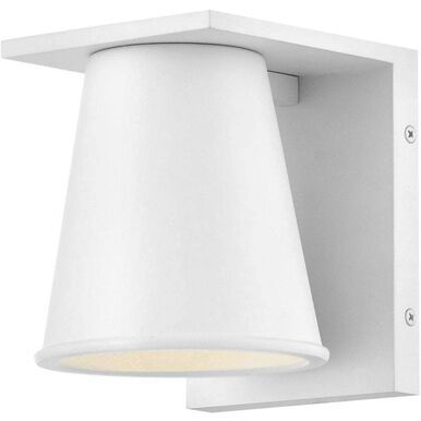 Hans Textured White Ext 1 Lt LED Wall Mount (DISPLAY ONLY) Hans Textured White Ext 1 Lt LED Wall Mount (DISPLAY ONLY)