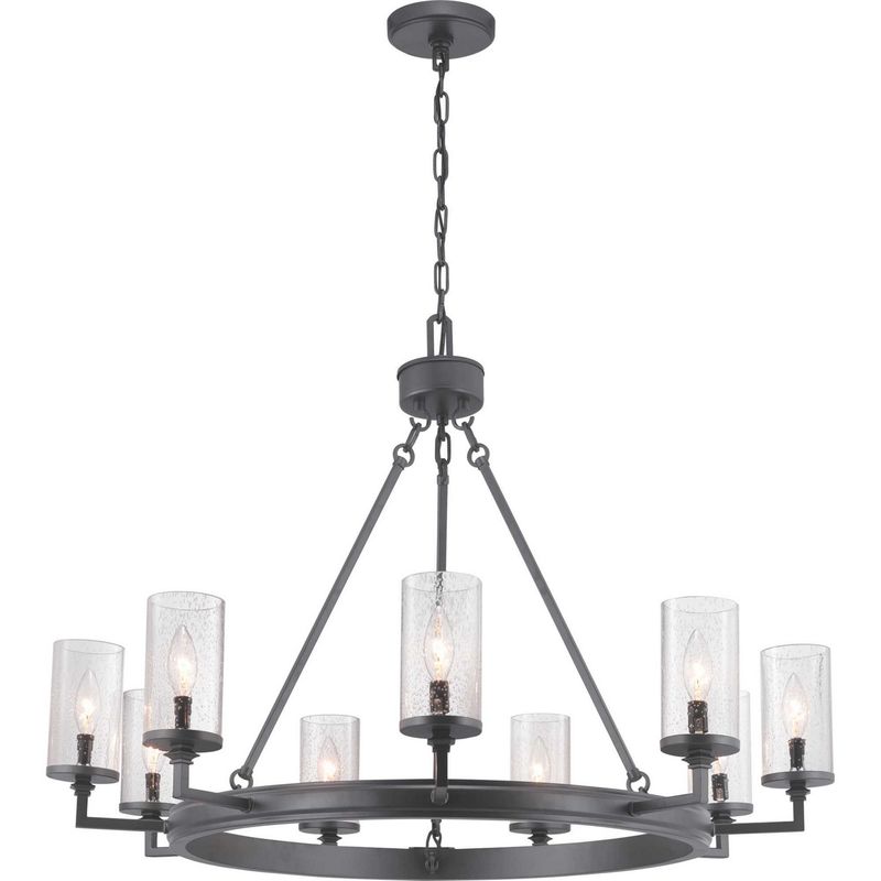 Gresham Graphite 9 Lt Chandelier (DISPLAY ONLY) Gresham Graphite 9 Lt Chandelier (DISPLAY ONLY)