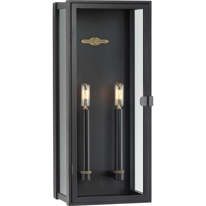 Stature Oil Rub Bronze 2 Lt Lg Exterior Wall Lantern (DISPLAY ONLY) Stature Oil Rub Bronze 2 Lt Lg Exterior Wall Lantern (DISPLAY ONLY)