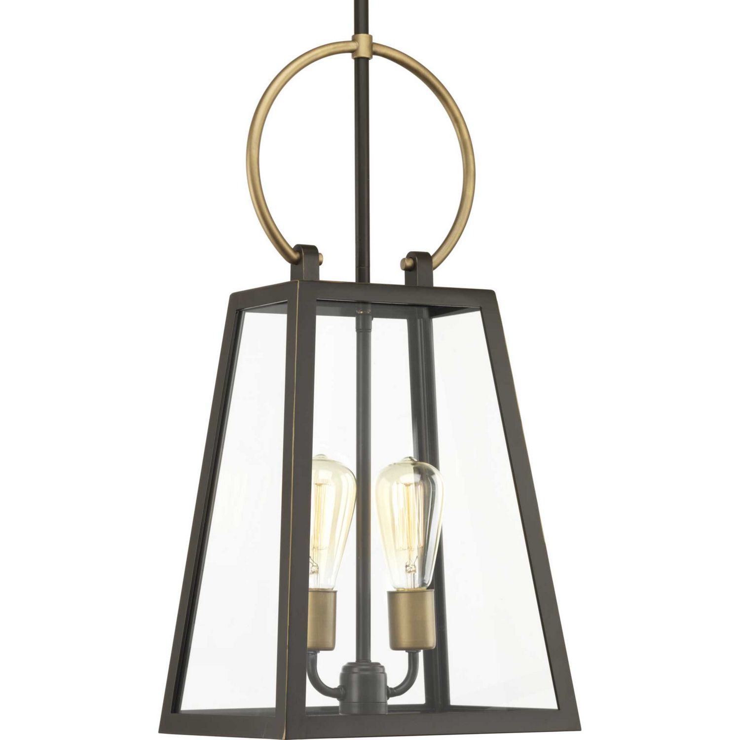 Barnett Bronze 2 Lt Lg Exterior Post Lantern (DISPLAY ONLY)