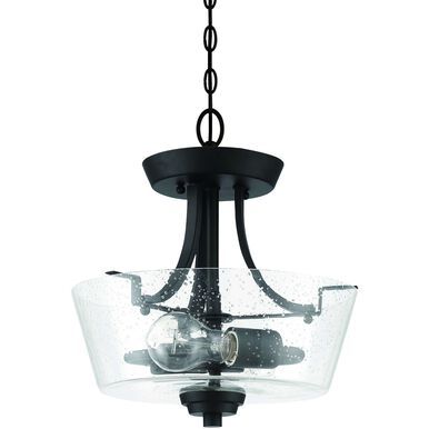 Grace Espresso 2 Lt Convertible Semi Flush Grace Espresso 2 Lt Convertible Semi Flush