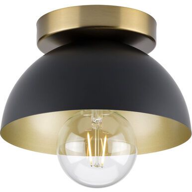 Eva Matte Black 1 Lt Flush Mount (DISPLAY ONLY) Eva Matte Black 1 Lt Flush Mount (DISPLAY ONLY)