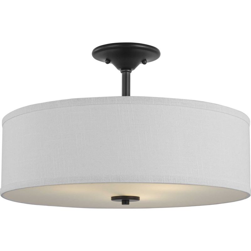 Inspire Graphite 3 Lt Semi Flush Mount (DISPLAY ONLY) Inspire Graphite 3 Lt Semi Flush Mount (DISPLAY ONLY)