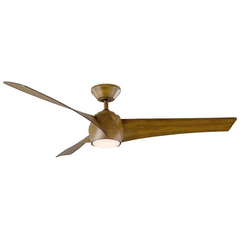 Twirl Distressed Koa 58 Twirl Distressed Koa 58" Fan w/Blades & Light Kit (DISPLAY ONLY)