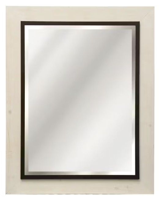 Etched Molding Frame Beveled Mirror