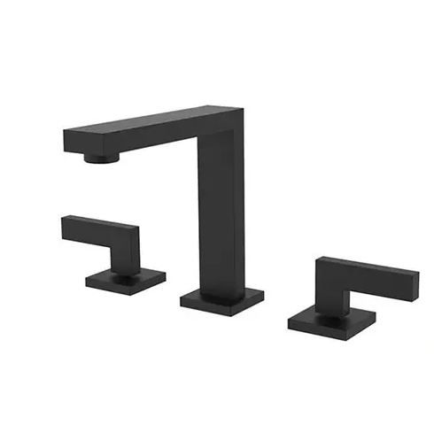Trova Black Square Widespread Faucet (DISPLAY ONLY)
