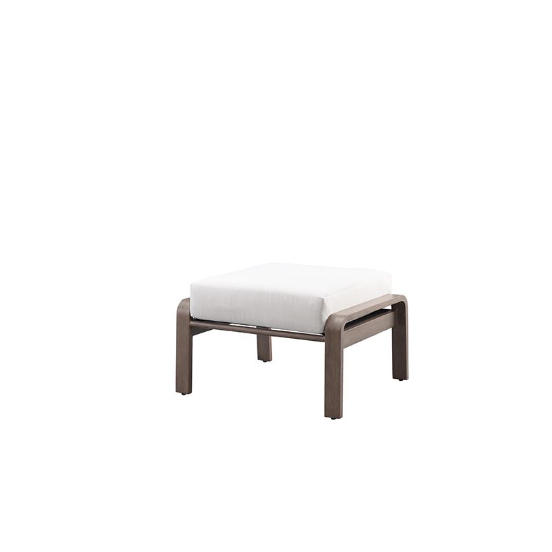 Antibes Hickory Ottoman (DISPLAY ONLY)