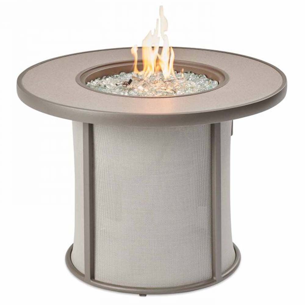 Grey Stonefire Gas Fire Pit Table