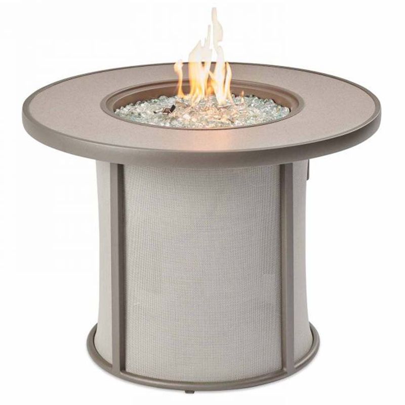 Grey Stonefire Gas Fire Pit Table Grey Stonefire Gas Fire Pit Table