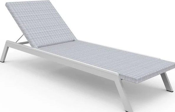 Mad Woven Chaise Lounge W/ Aluminum Frame