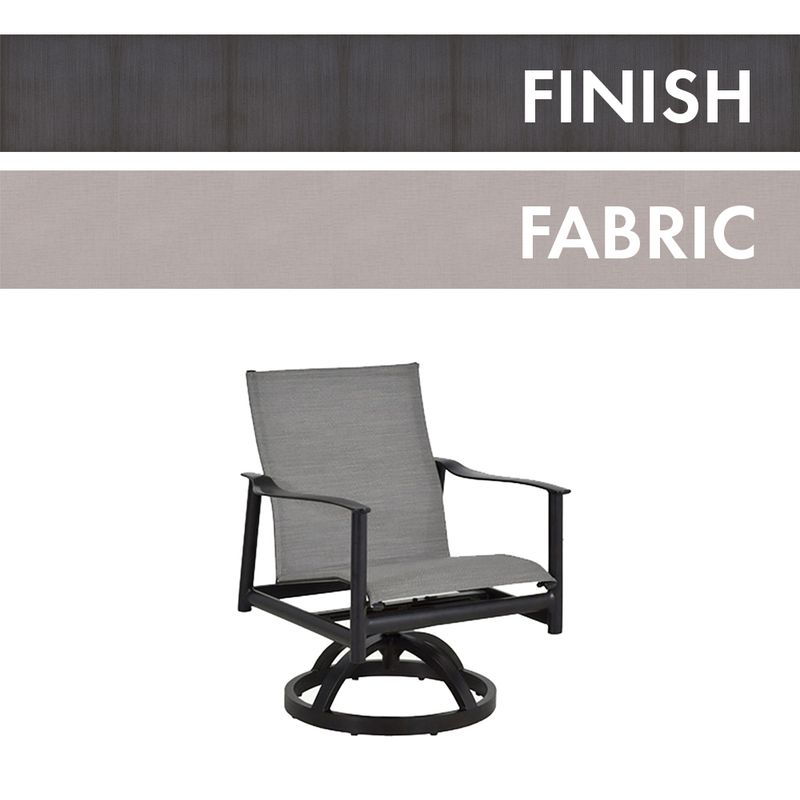 Barbados Sling Dining Swivel Rocker (DISPLAY ONLY)