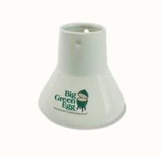 Big Green Egg Sittin Chicken Ceramic Roaster