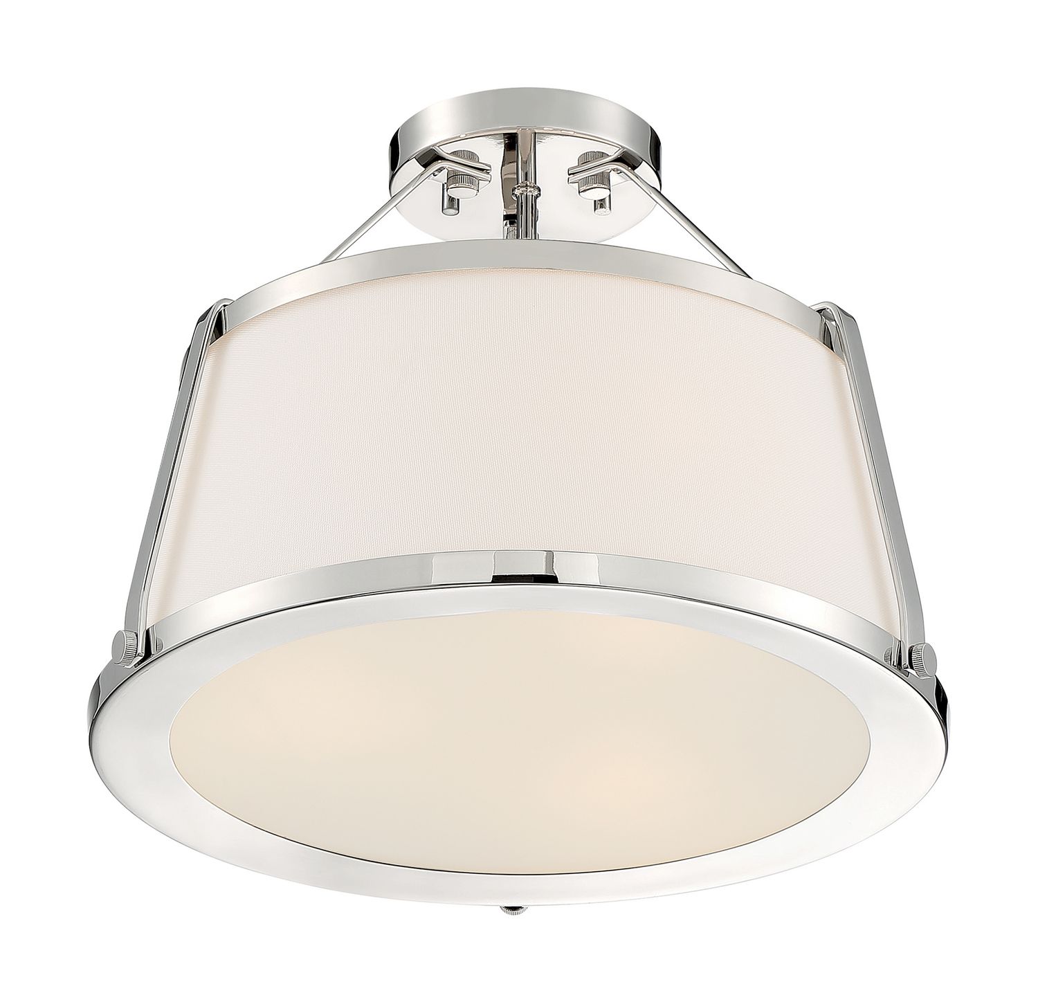 Cutty Pn 3 Lt Semi Flush Mount