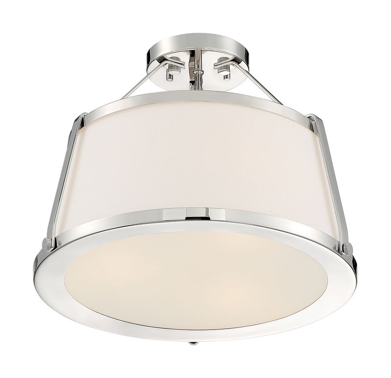 Cutty Pn 3 Lt Semi Flush Mount (DISPLAY ONLY) Cutty Pn 3 Lt Semi Flush Mount (DISPLAY ONLY)
