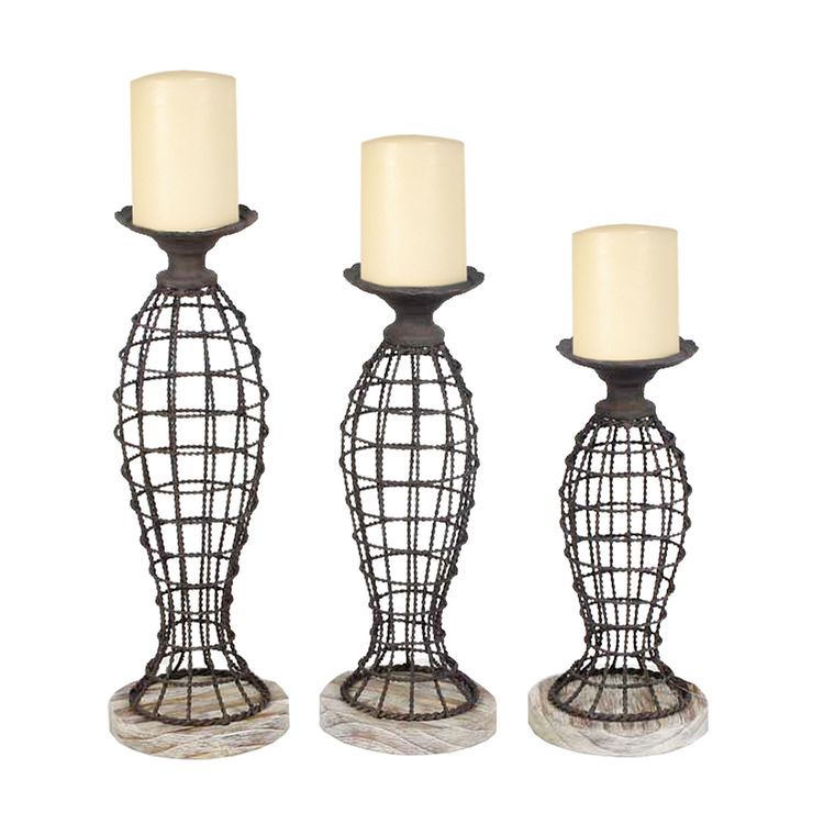 Beachcomber Metal Candle Holders (DISPLAY ONLY) Beachcomber Metal Candle Holders (DISPLAY ONLY)