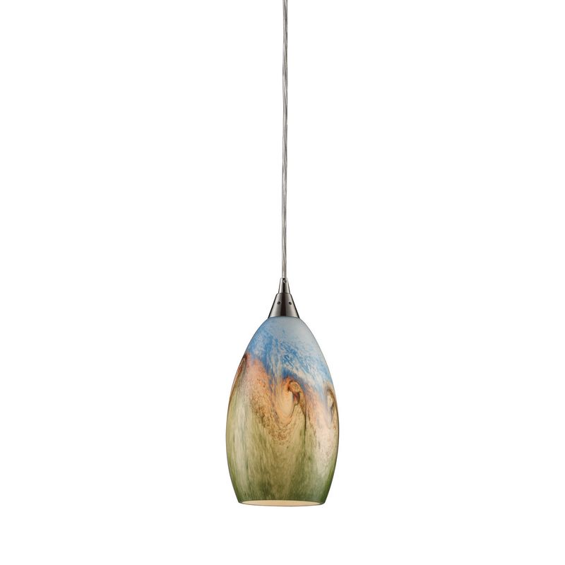 Geologic Satin Nkl 1Lt Led Pendant (DISPLAY ONLY) Geologic Satin Nkl 1Lt Led Pendant (DISPLAY ONLY)
