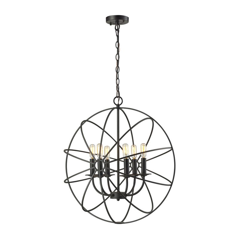 Yardley Rubbed Brnz 6Lt Chandelier (DISPLAY ONLY) Yardley Rubbed Brnz 6Lt Chandelier (DISPLAY ONLY)