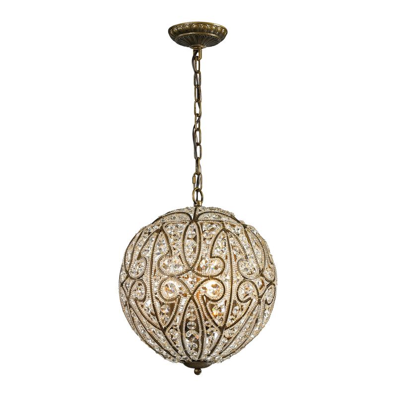 Elizabethan Dark Brnze 5Lt Pendant Elizabethan Dark Brnze 5Lt Pendant