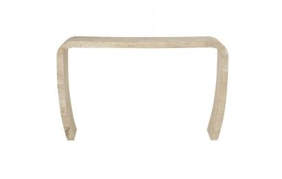 Clip White Burl Console Table (DISPLAY ONLY) Clip White Burl Console Table (DISPLAY ONLY)