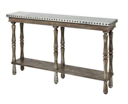 Rhodes Galv Metal Console Table (DISPLAY ONLY) Rhodes Galv Metal Console Table (DISPLAY ONLY)