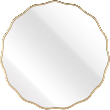 Dora Brass Round Mirror (DISPLAY ONLY)